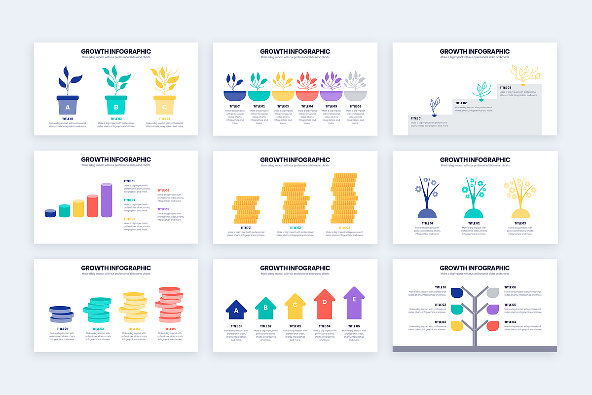 Growth Powerpoint Template, a Presentation Template by Slidesmash