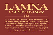 Lamna Rounded Drawn, a Serif Font by Craft Supply Co. (Thumbnail 2 of 8)