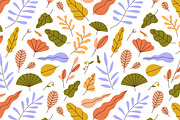 Modern floral seamless patterns set, a Pattern Graphic by Good Studio (Thumbnail 2 of 10)