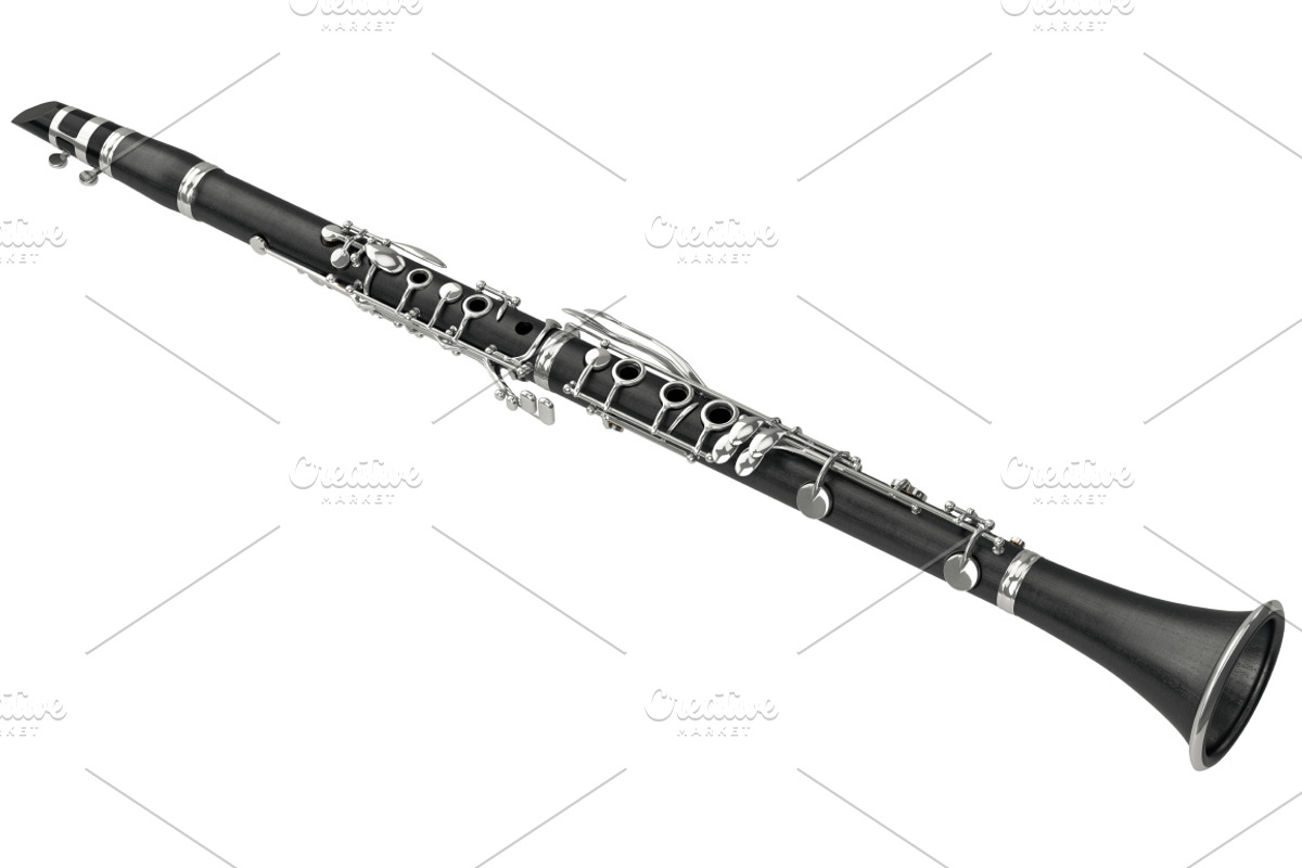 Clarinet musical instrument, set, an Object Graphic by ARTYuSTUDIO (Photo 3 of 10)