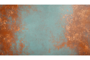 Weathered teal and rusty brown metal, a Background Photo by Lermont51
