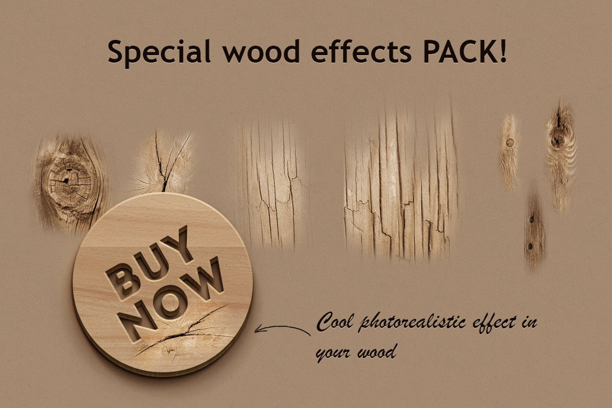 Wall MockUp - Wood Style preview 2
