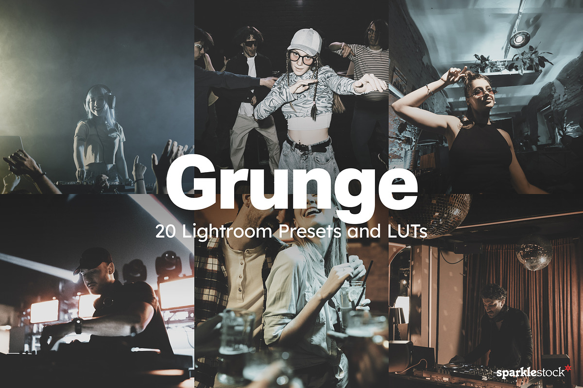 20 Grunge Lightroom Presets and LUTs, a Preset Add-On by SparkleStock (Photo 1 of 15)