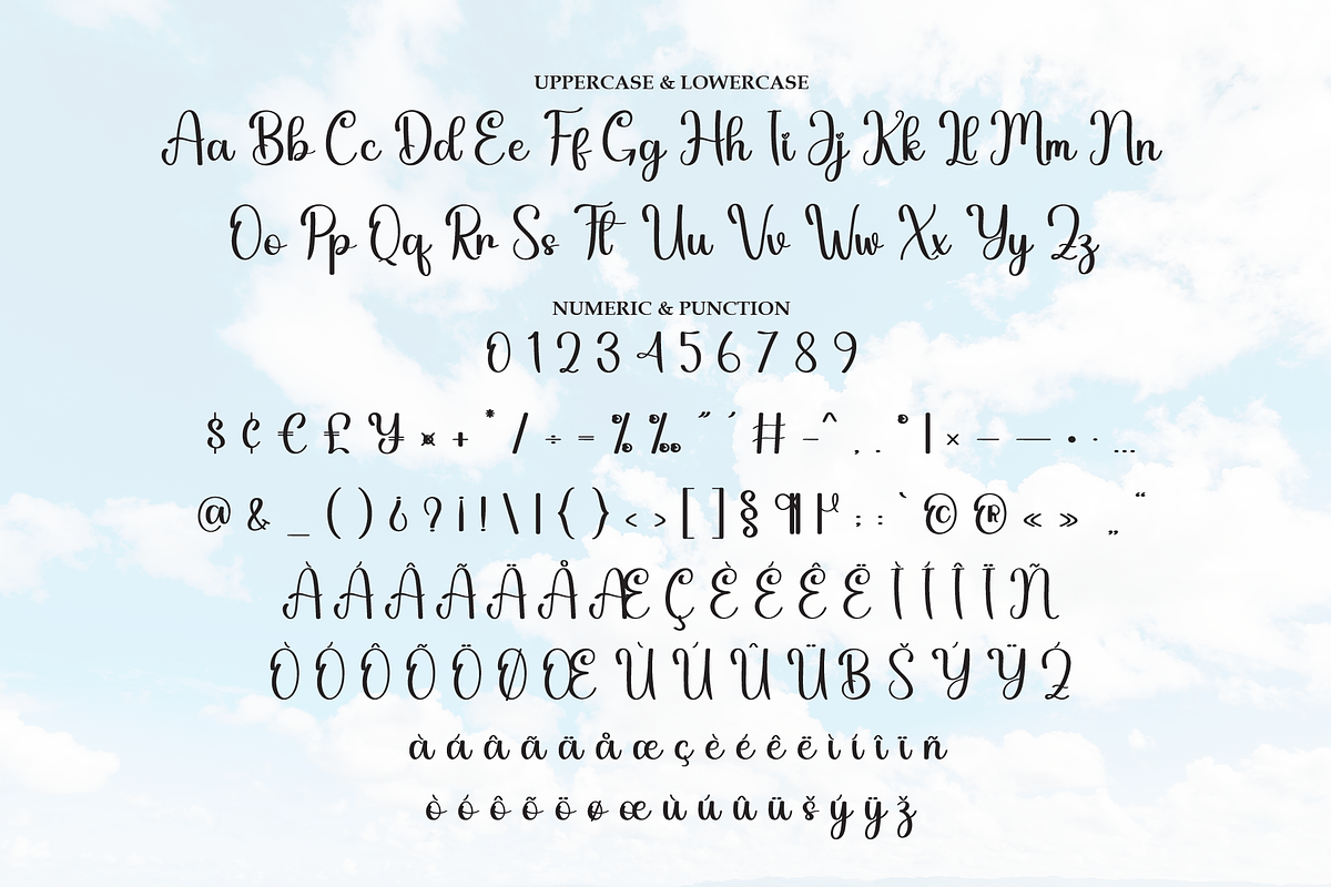 Graceful Bright | Script Font, a Handwritten Font by Scratchones (Photo 7 of 9)
