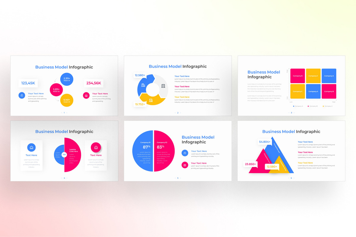Business Model PowerPoint Infograph, a Presentation Template by Digitcase x Wealthwells (Photo 2 of 4)
