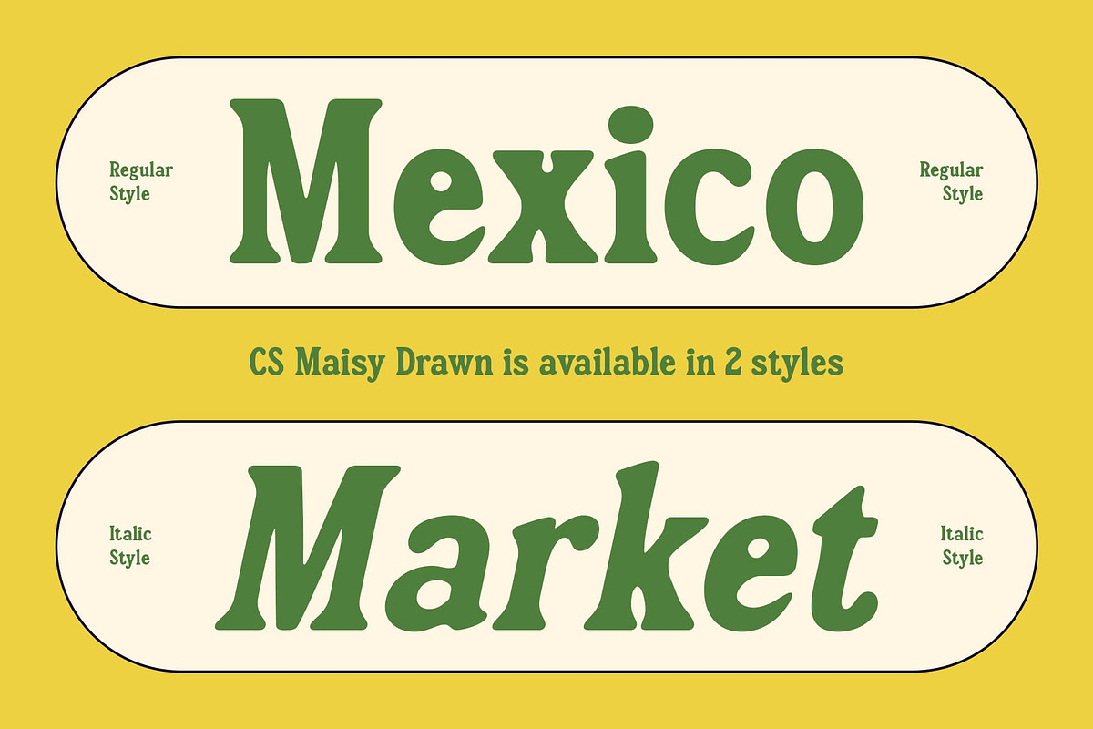 CS Maisy Drawn, a Serif Font by Craft Supply Co. (Photo 3 of 8)