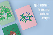 FLOWER GARDEN: plants, greenhouse, a Seasonal Illustration by Elliko shop (Thumbnail 13 of 16)