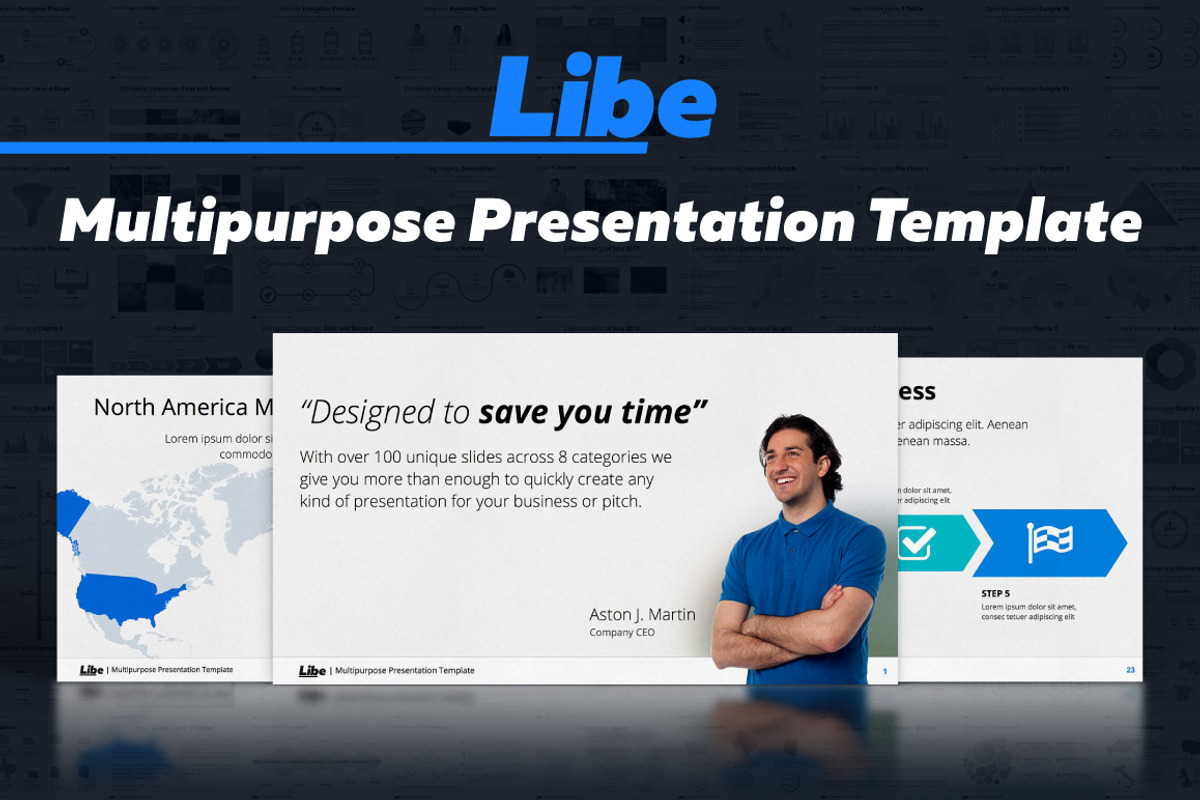 Libe - Presentation Template, a Presentation Template by Brainiart (Photo 1 of 4)