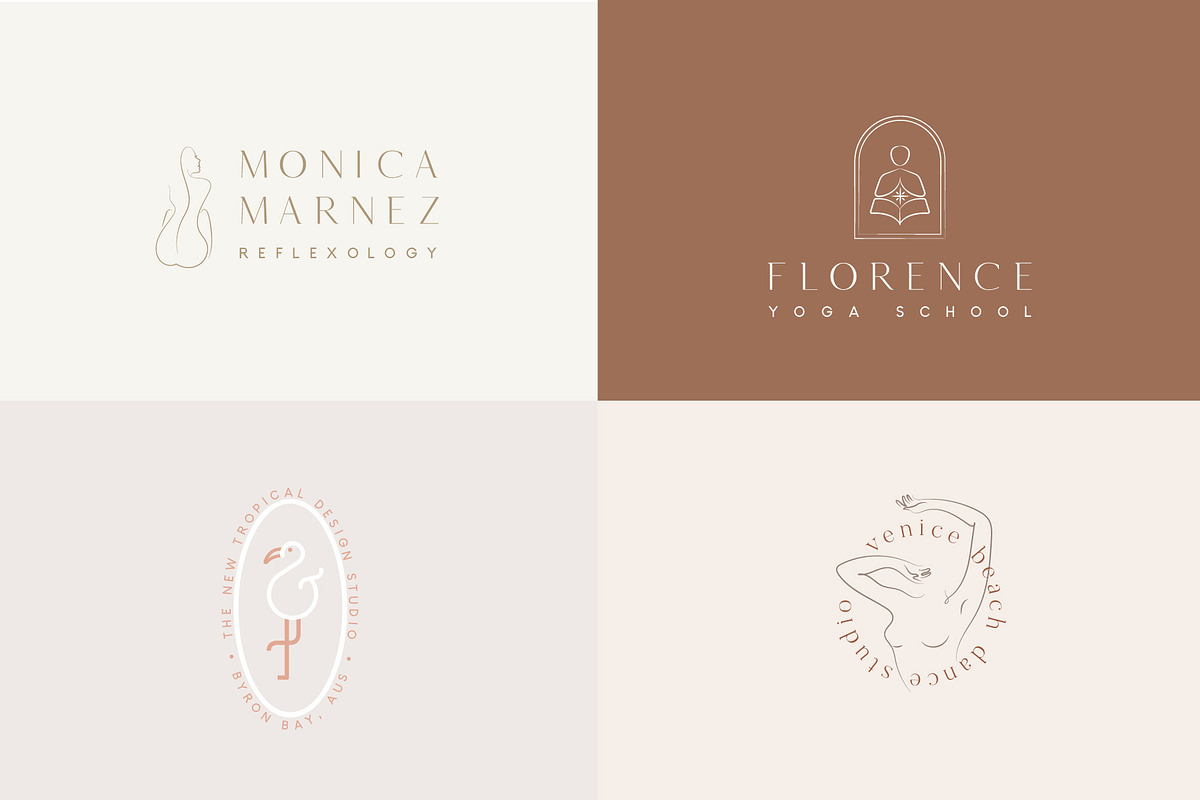 Feminine Logo Bundle, a Branding & Logo Template by Tropical Type (Photo 3 of 15)