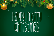 Christmas Day Typeface, a Script Font by Seemly Fonts (Thumbnail 3 of 3)