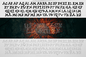 Heritance Flames Font