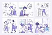Smart Finance – Fintech Illustration, a Finance Illustration by ZP Design (Thumbnail 4 of 6)