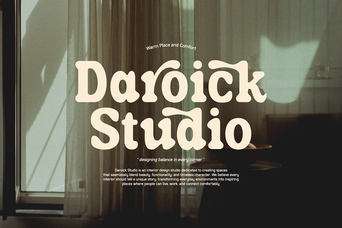 Chocovan Groovy — Retro Groovy Serif, a Serif Font by Claymoon Lab (Photo 5 of 8)