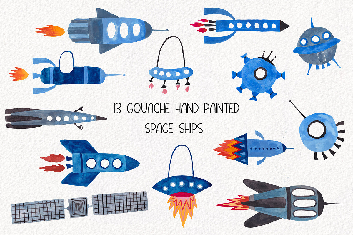 We are not alone. Space Collection, a Transportation Illustration by Annakniaz (Photo 2 of 11)