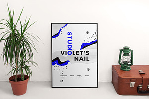 Posters Violets Nail Studio