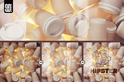 Light Box with Paper Cups Mockup, an Advertising Mockup by SD Mockup (Thumbnail 2 of 3)