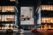 Night Advertising Billboard Mockups, an Advertising Mockup by Dikarte.Store (Thumbnail 4 of 7)