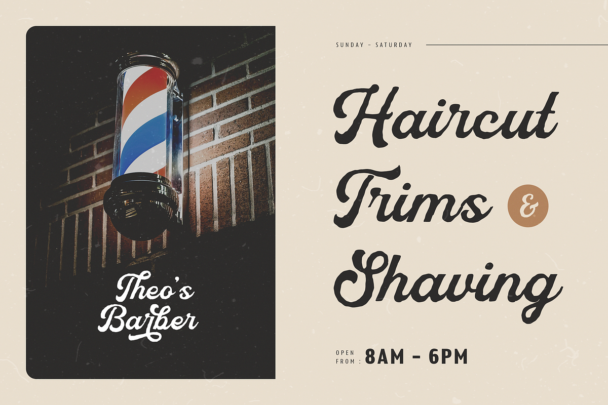 Thankfull – Vintage Script Typeface, a Script Font by Namara Creative Studio (Photo 5 of 11)