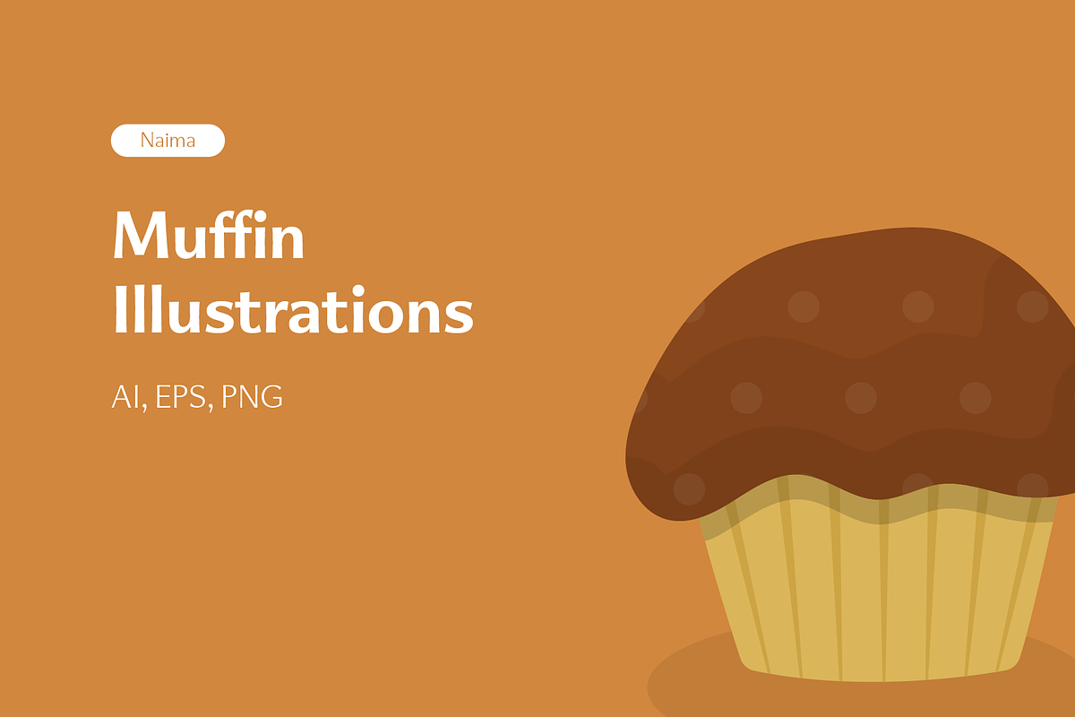 Muffin Illustrations, an Illustration by naima.design (Photo 2 of 5)
