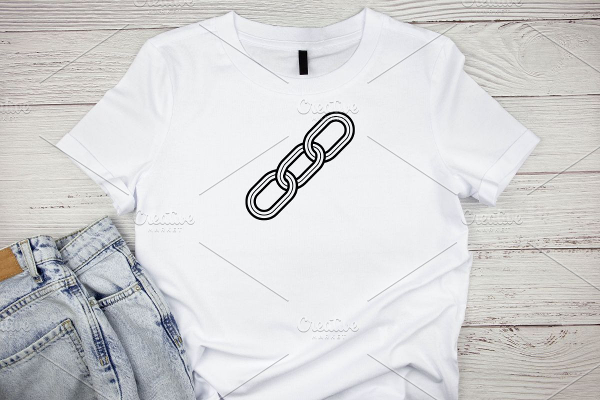 Chain Silhouette SVG, an Object Illustration by newminddesign (Photo 2 of 5)