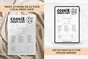 Cookie Order Form Editable Template, a Stationery Template by Anna Design Studio (Thumbnail 4 of 6)