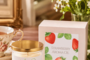 Strawberry Tea Time Watercolor Set, a Food Illustration by Sunshine Art (Thumbnail 3 of 7)