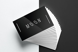 Moon Business Card Temmplate