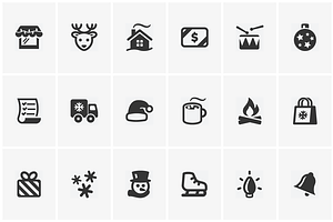 Mono Icons: Christmas