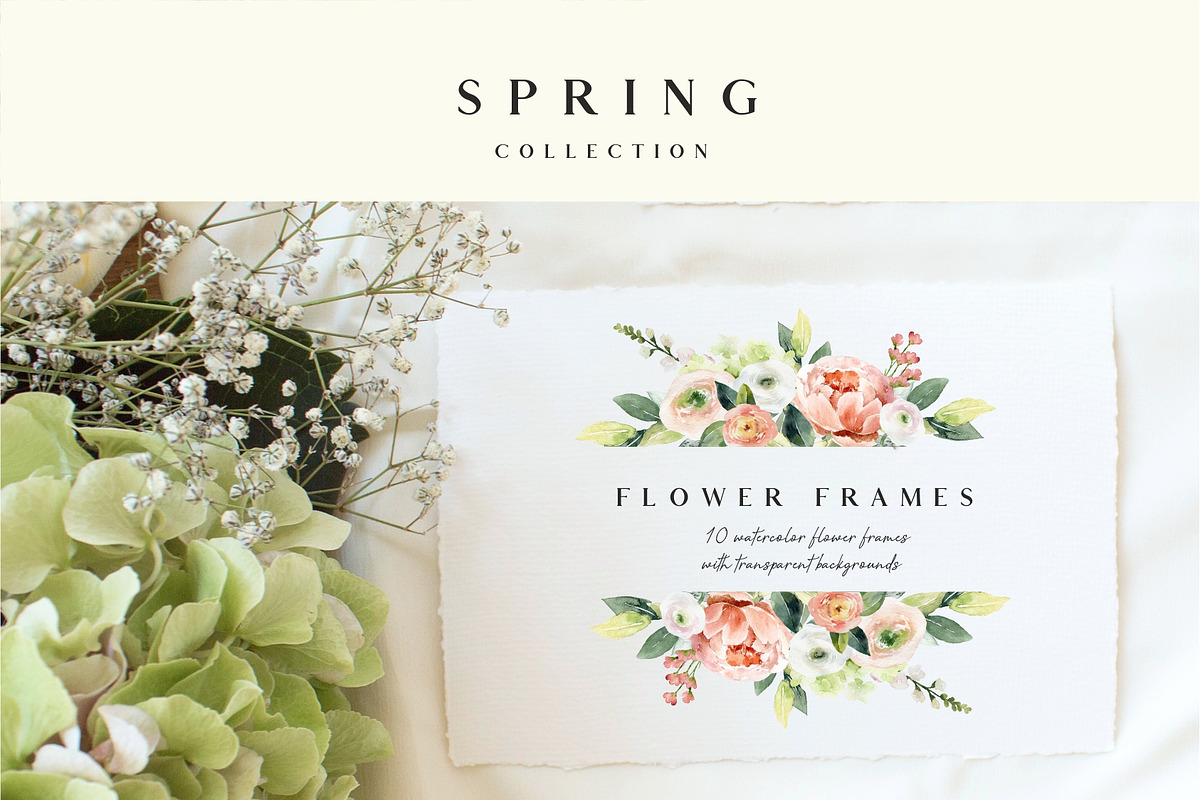 SPRING collection - watercolor set, a Decorative Illustration by Youksy (Photo 6 of 9)