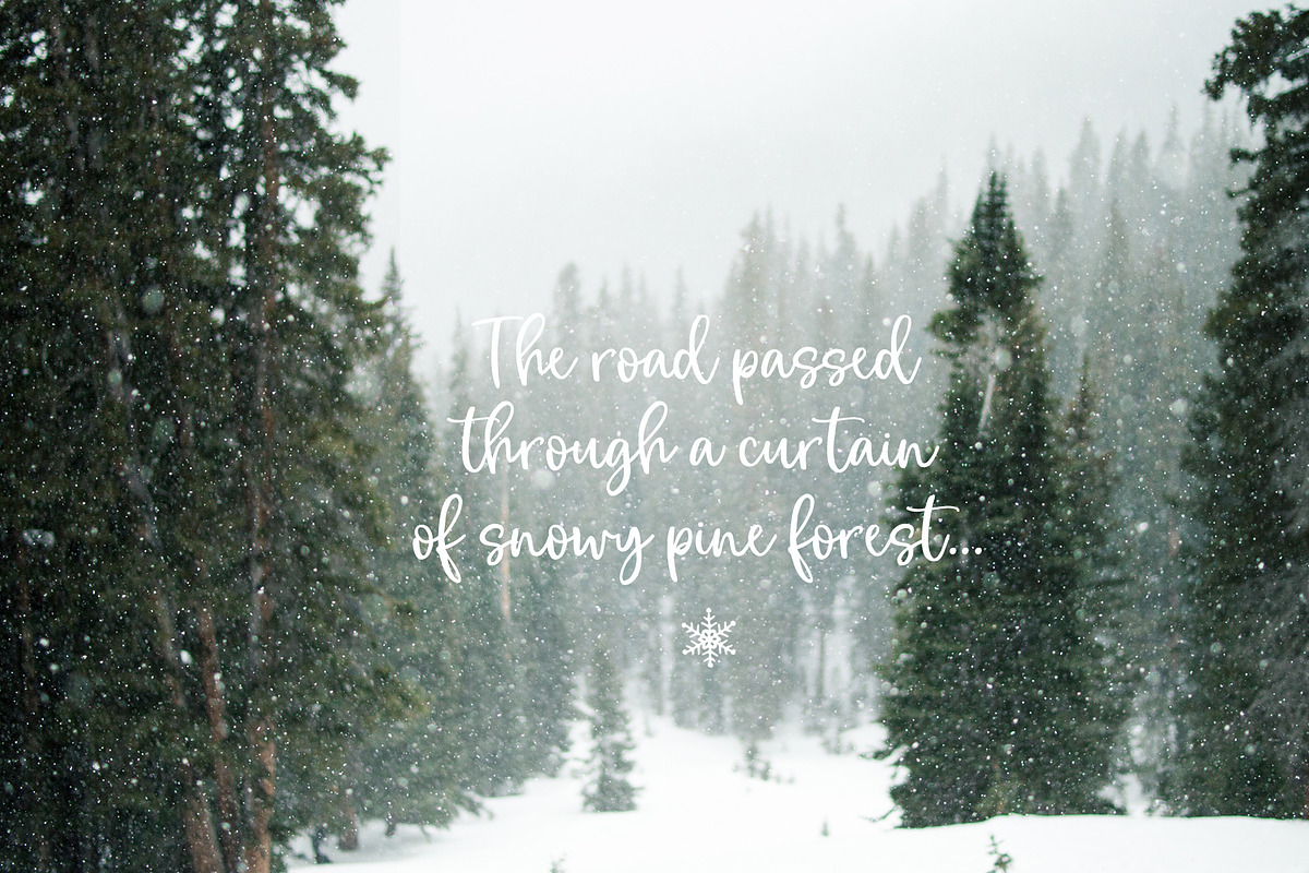 Magic Winter script font duo & logos, a Script Font by Tabita's shop (Photo 20 of 20)