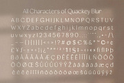 Quackey Blur, a Sans Serif Font by Craft Supply Co. (Thumbnail 8 of 8)