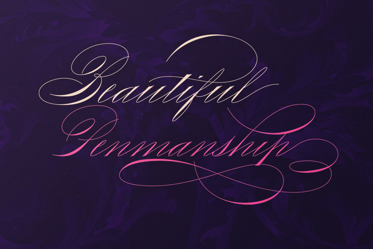 King Bloser, a Script Font by Misprinted Type (Photo 10 of 10)