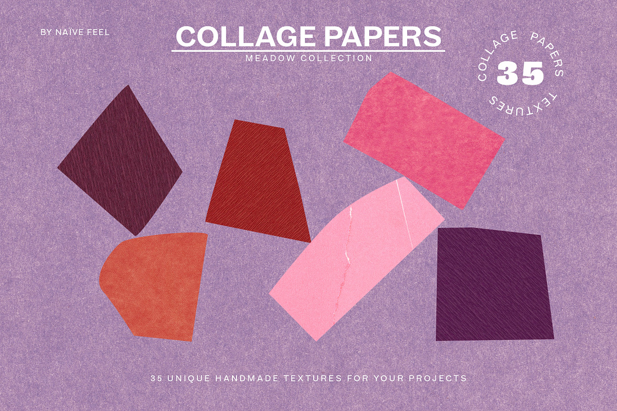 Collage Papers Textures, a Texture Graphic by Naive Feel (Photo 6 of 9)