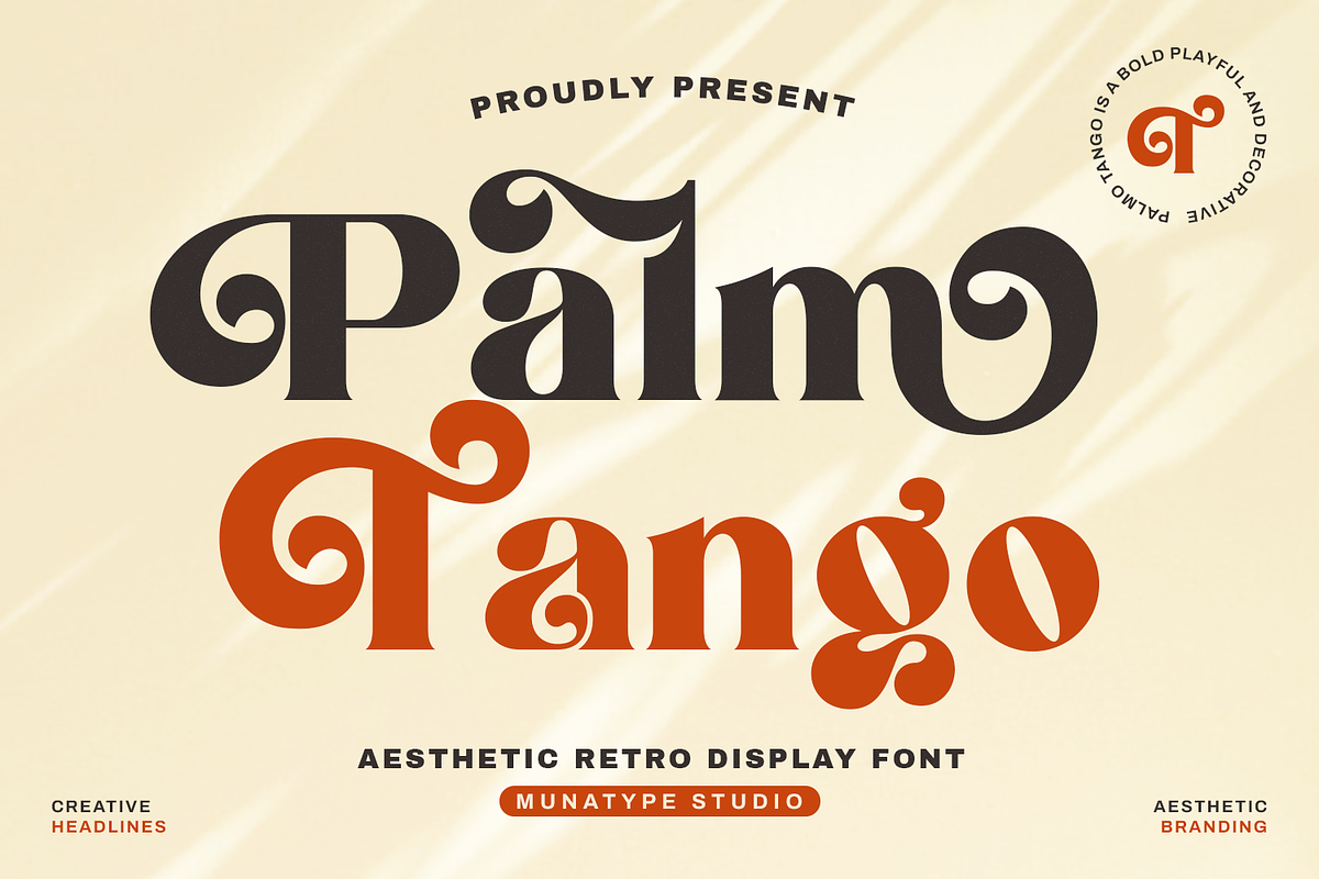 Palm Tango, a Serif Font by Umitype (Photo 1 of 10)
