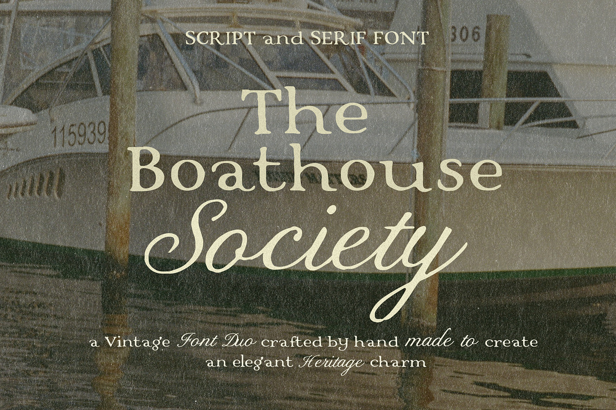 Vintage Serif & Calligraphy Script, a Handwritten Font by Laras Wonderland (Photo 15 of 21)