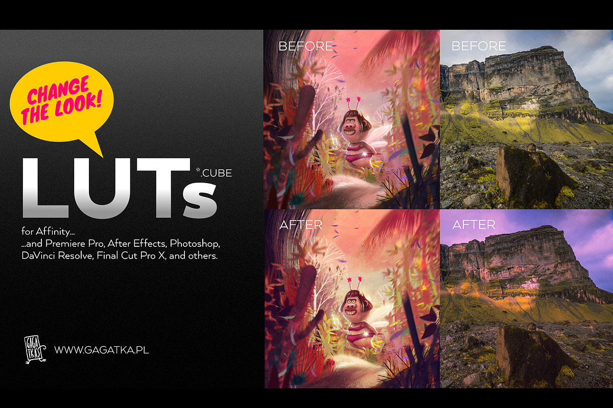 20 GREAT LUT colour settings, a Plug-in Add-On by gagatka (Photo 1 of 6)
