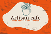 Artisan Cafe illustrations, an Illustration by amber&ink (Thumbnail 1 of 6)