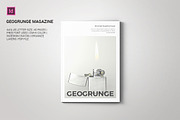 Geogrunge Magazine, a Magazine Template by Bookrak Graphic Design (Thumbnail 1 of 13)