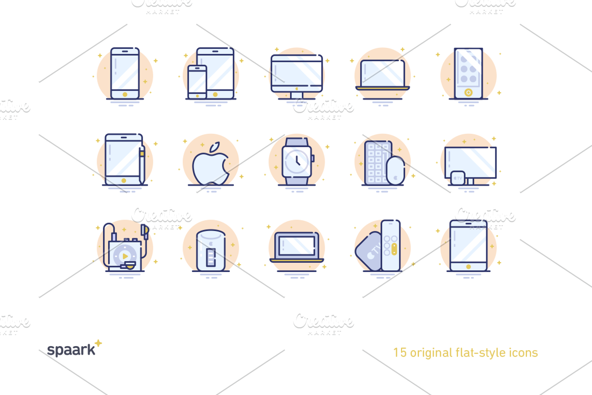 Spaark Products by Apple (15 icons), an Outline Icon by Petr Knoll (Photo 3 of 5)