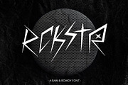 ROCKSTAR FONT, a Font by Little Fonts (Thumbnail 1 of 4)