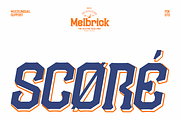 Melbrick - Baseball Athletic Font, a Slab Serif Font by Pandeka Studio (Thumbnail 6 of 12)