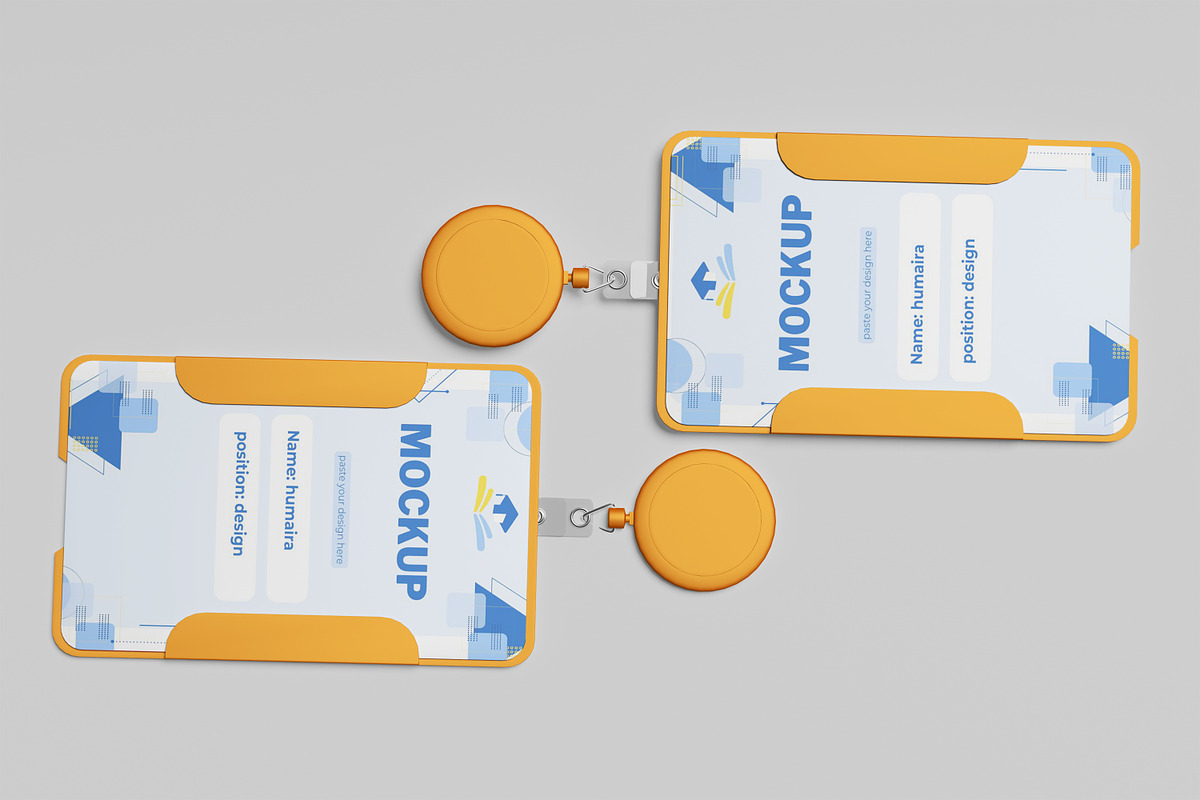 ID CARD MOCKUP, a Card Template by kebunmockup (Photo 2 of 5)