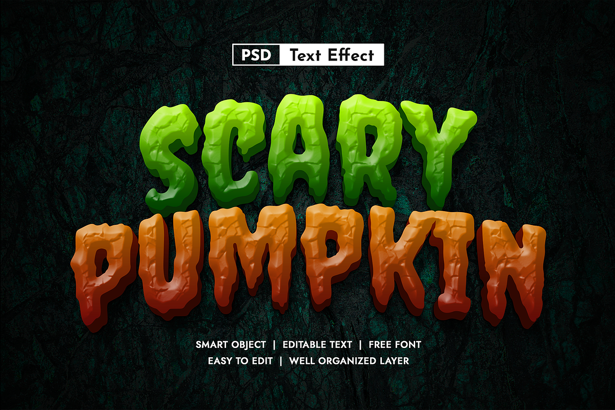 Set of Horror Text Effect Vol 1, a Layer Style Add-On by AKart (Photo 9 of 11)