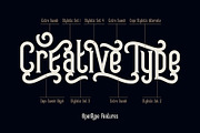 Frizzy vintage font, a Symbol Font by Gleb Guralnyk (Thumbnail 5 of 8)