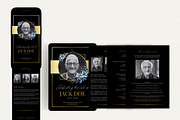 Funeral Program Template Set I Canva, an Invitation Template by The Social Stuff (Thumbnail 6 of 9)