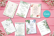 Elegant Petals Wedding Invitation, an Invitation Template by WynterLife Studio (Thumbnail 2 of 4)