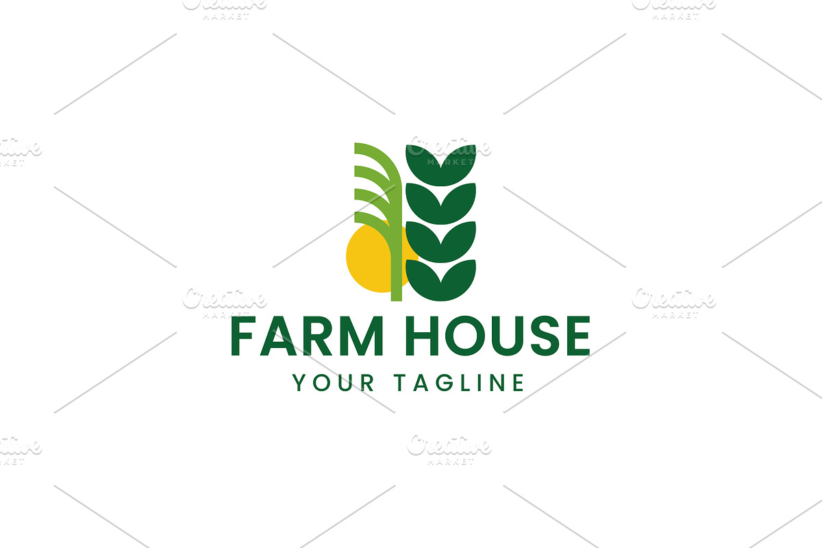 farm logo vector icon illustration, a Branding & Logo Template by Dyn Studio