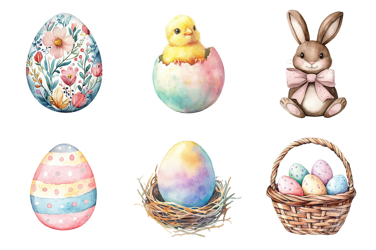 Easter Props Clipart, an Illustration by Design Market (Photo 5 of 5)