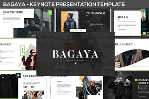 Bagaya - Fashion Keynote Template