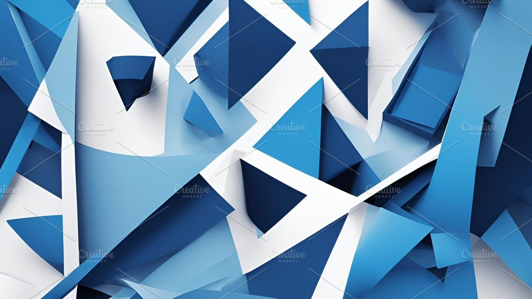 blue vibrant and dynamic abstract, an Abstract Photo by ComfortQ